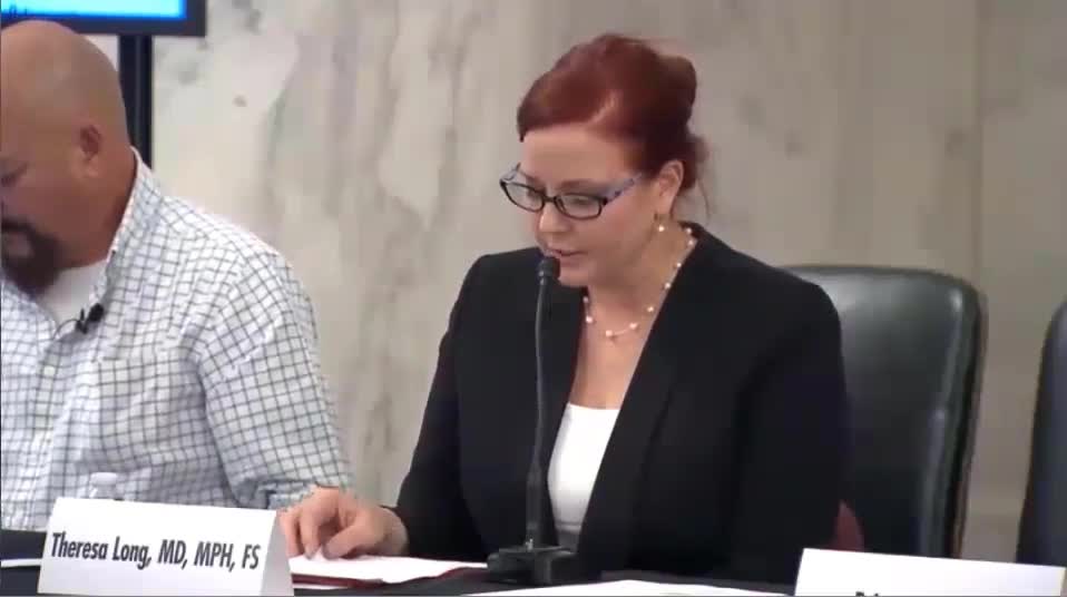 Vaccine Injured (6 of 28) Theresa Long, MD, MPH, Lt. Col Army "Dr. Fauci and members of the FDA and NIH are unfit to fly this plane, they need to be grounded."