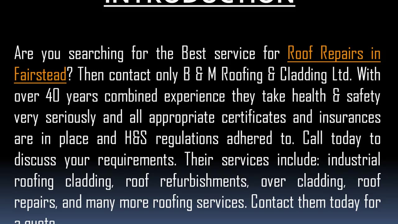 Best service for Roof Repairs in Fairstead