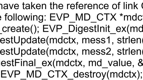 EVP_MD_CTX quoterror storage size of ctx isnt knownquot