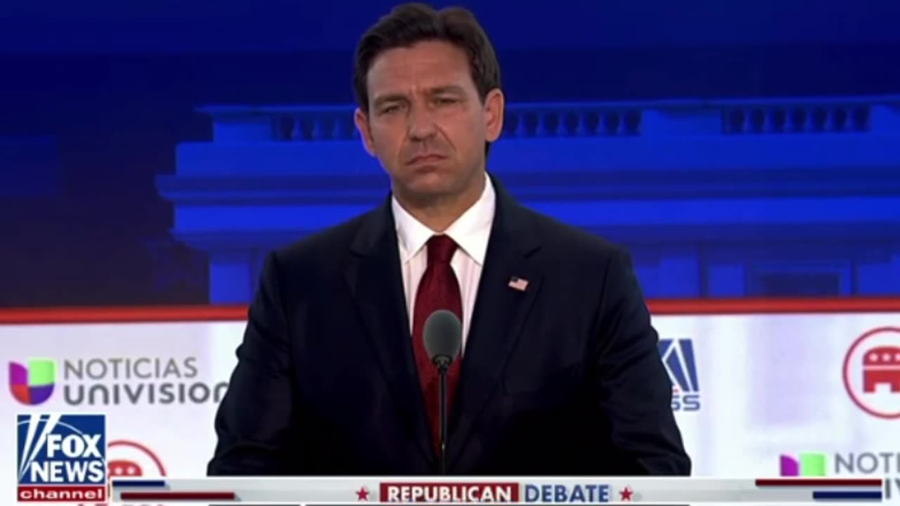 Why does DeSantis always looks like he smells stinky cheese