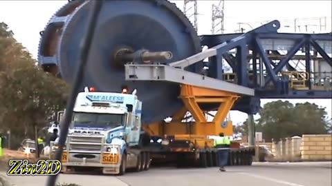 Extreme Dangerous Transport Skill Operations Oversize Truck, World Biggest Heavy Equipment Machines