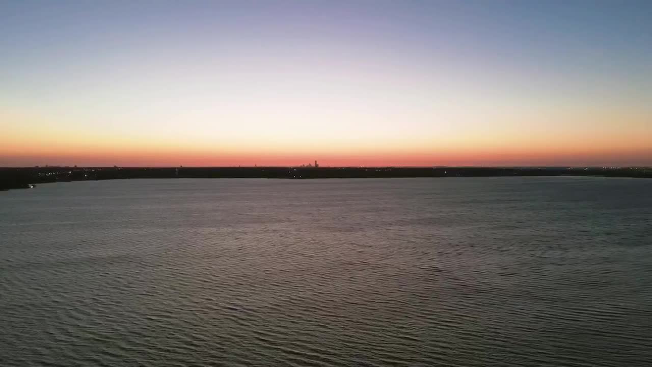 Dawn at Lake Overholser