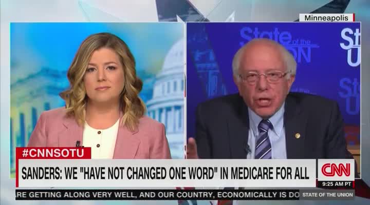 Sanders called Trump's trade tactics 'irrational,' but says he would also use tariffs