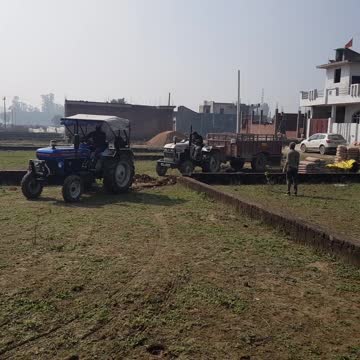 Tractor pulls put other tractor