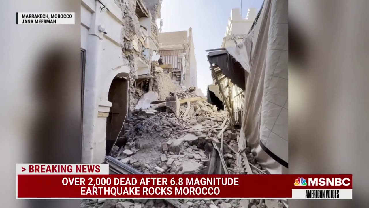 Over 2000 dead after 6.8 magnitude earthquake rocks Morocco