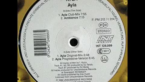 Alya Original Trance Mix 1996