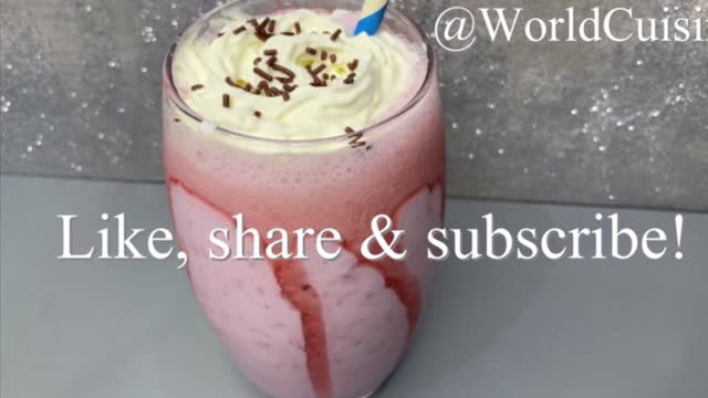 Strawberry Milkshake Easy & Quick Milkshake Recipes