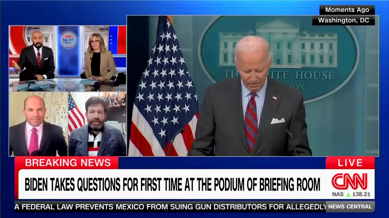 CNN was about to take Kamala Harris LIVE when all of a sudden Joe BIDEN takes the podium