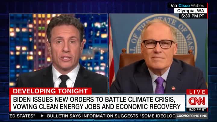 Gov. Inslee Believes It's Good For Fracking Job's To Disappear