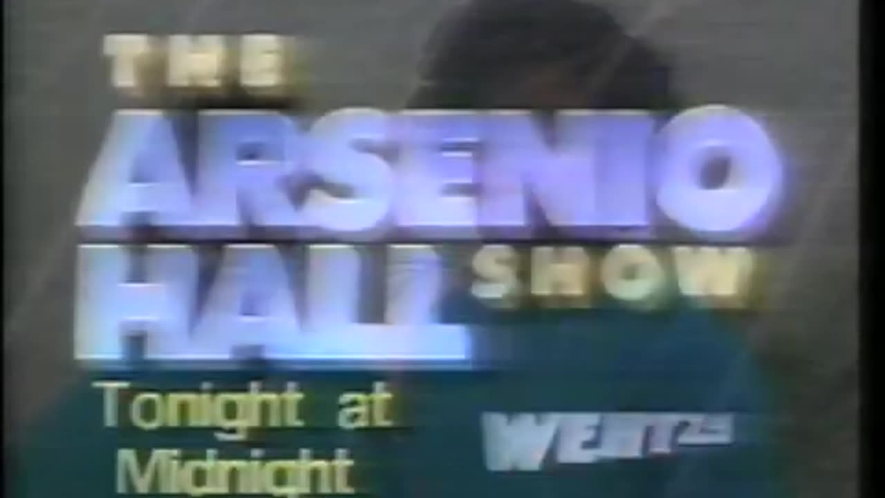 June 17, 1989 - WEHT Promo for 'The Arsenio Hall Show'