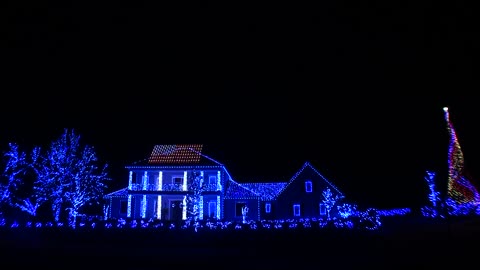 They made Christmas lights honoring our soldiers