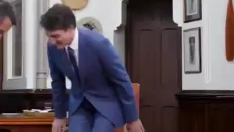 Trudeau Even Sits Like A Woman