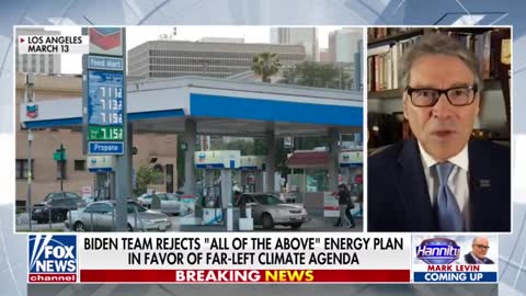 Rick Perry: Biden Will Bring America to its Knees in Pursuit of Climate Change