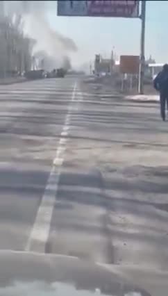 The Ukraine forces destroyed several Russian tanks...