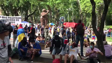 Avanzan las manifestaciones en la tarde de este miércoles en Bucaramanga