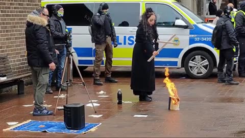 Sweden has had enough - they burn the Quran