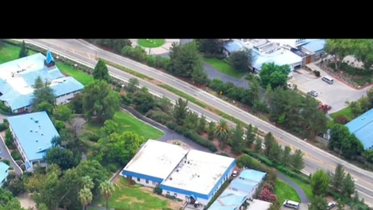 Church of Scientology San Jacinto, California so many blue roofs