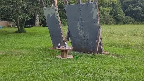 Pew Pew. Really REALLY Testing. H&R 12ga & Rossi 357mag 0702702024
