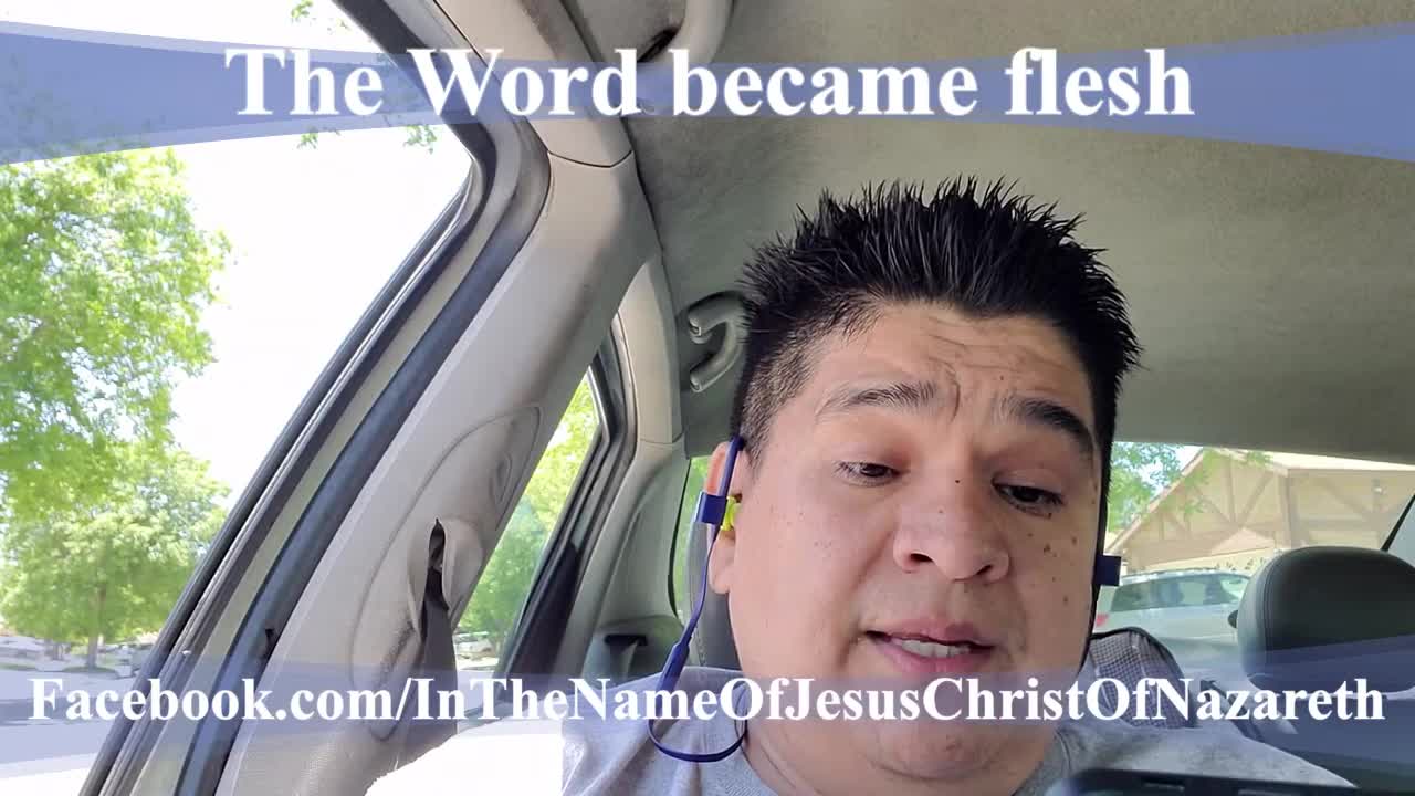 The Word became flesh