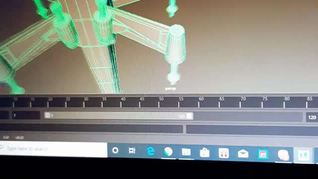 my 3D modeling MAYA