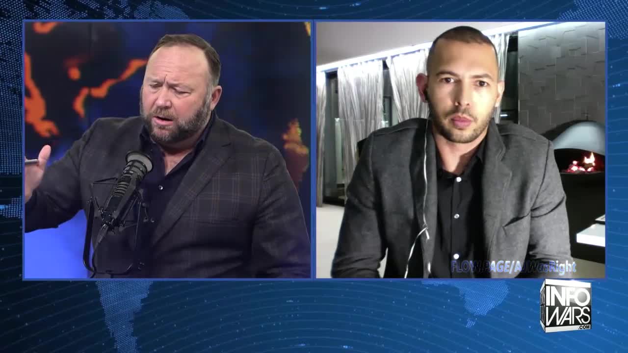 Alex Jones & Andrew Tate Full Interview - 1/4/19