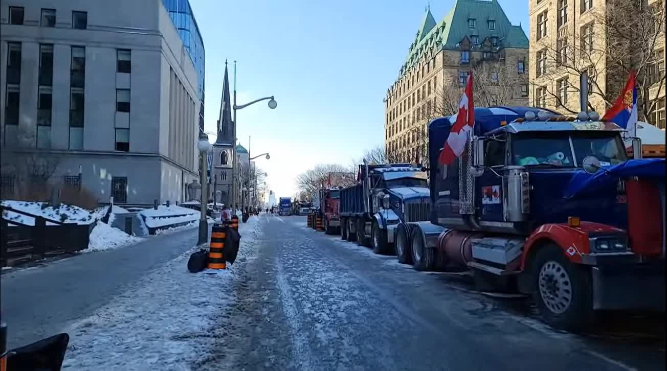 Russian Agent at Ottawa Freedom Convoy Canada Protest