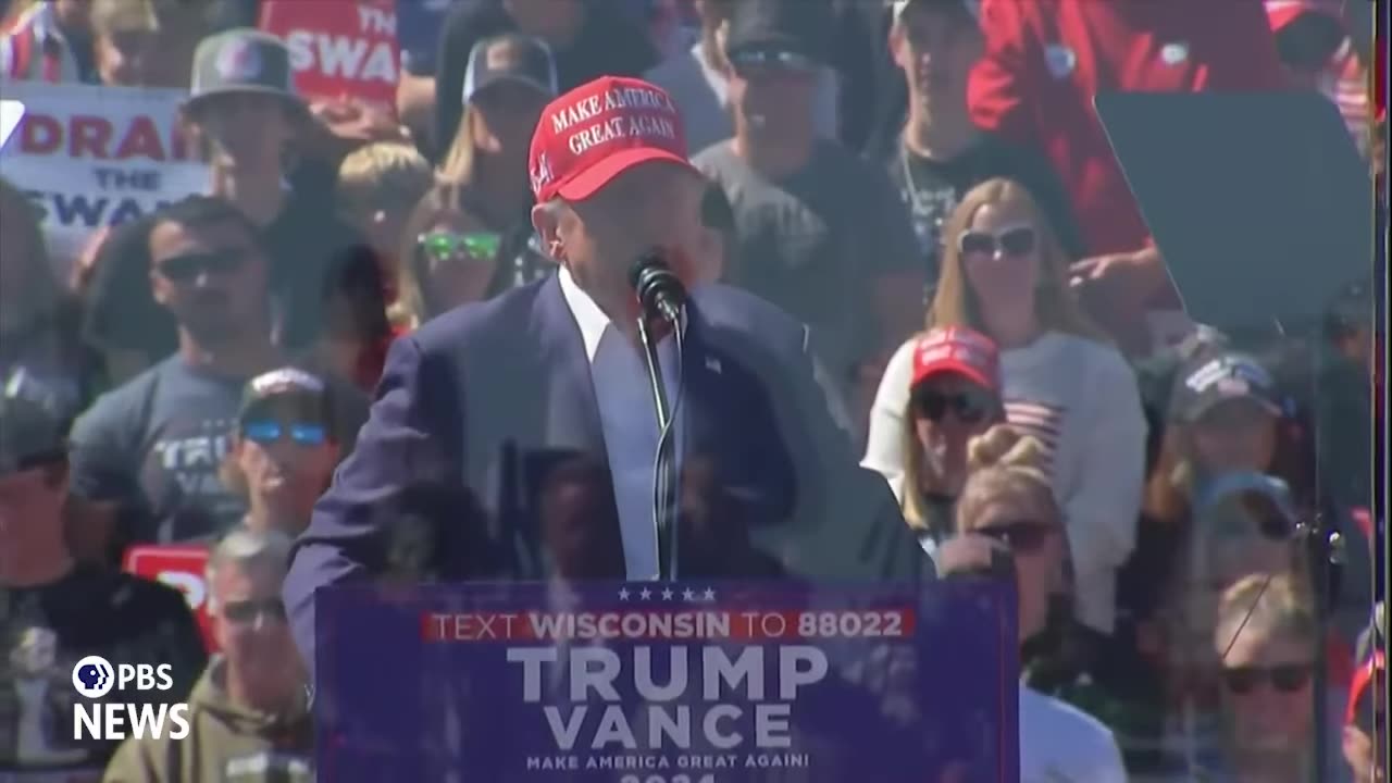 WATCH: Trump speaks at campaign rally in central Wisconsin