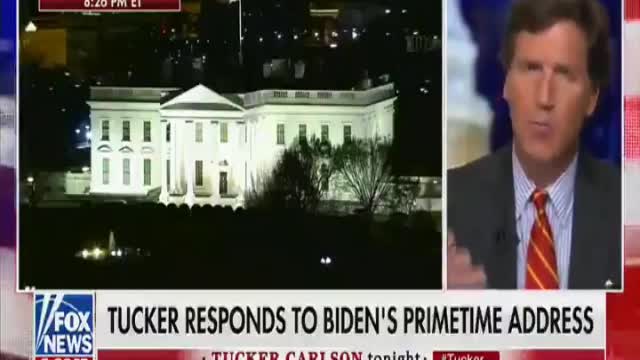 Biden Speaks and Tucker Carlson offers the Perfect Response