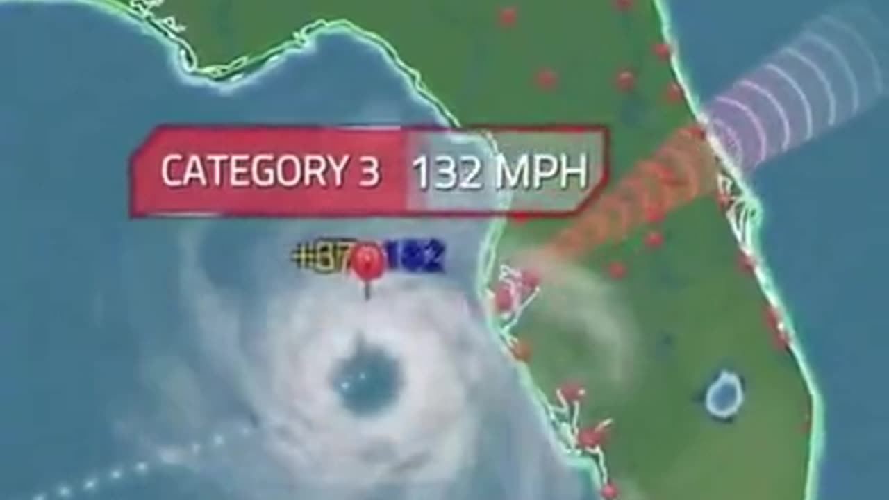 HURRICANE MILTON'S 𒅒 PROJECTED PATH [THIS IS WEATHER MANIPULATION RIGHT BEFORE YOUR EYES]