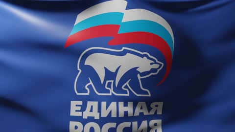 Flag of United Russia Party