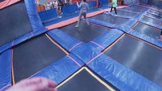 Spencer jumping @ Sky Zone GH010049