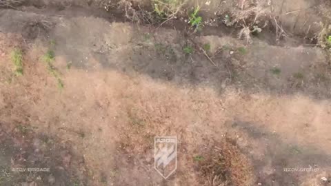 Russian Infantry Group is Targeted by Azov Drone Unit