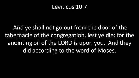 KJV Bible Leviticus Chapter 10