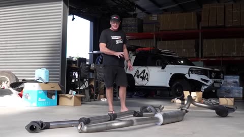 300 Landcruiser Series Exhaust System at Manta!