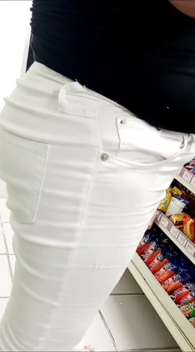 Black G-String Slip at the Gas Station