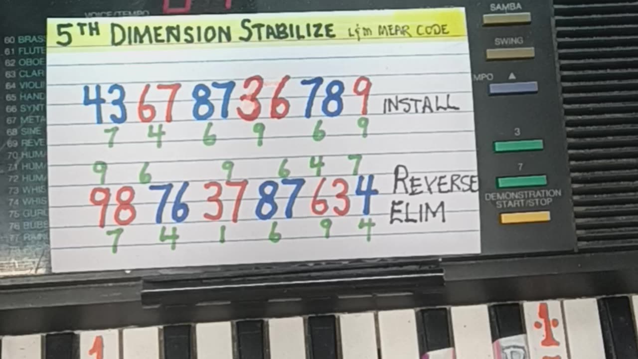 Stabilize 5th Dimension -Mear Coda