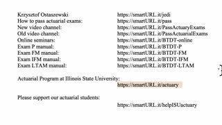 Exam IFM exercise for May 20, 2021