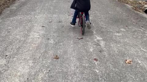 Learning to ride a bicycle