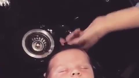 It's nice to wash your hair