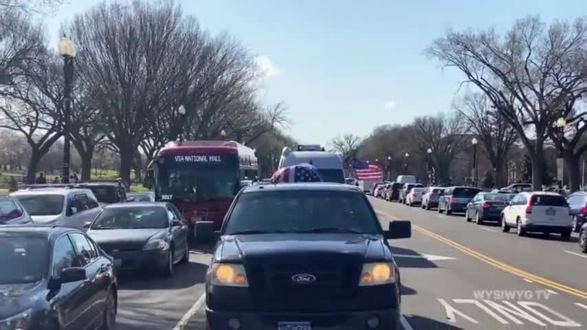 The People's Convoy- Roll into DC, National Mall 3/19/2022