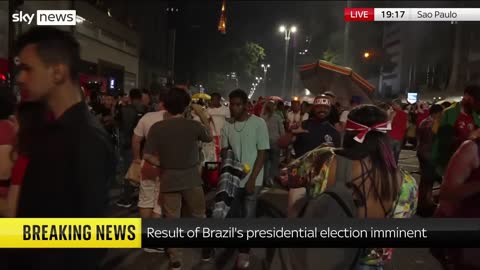 Lula supporters jubilant in Sao Paulo as they smell victory