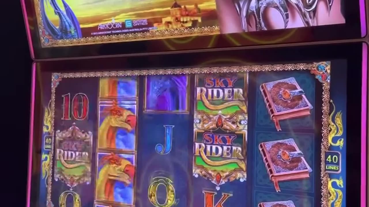 $100/Spin Sky Rider D Lucky Jackpot Experience in Las Vegas #casinos #slotmachines #jackpots