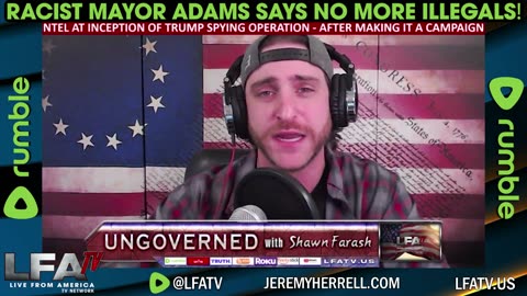 RACIST ADAMS SAYS "NO MORE MIGRANTS!"