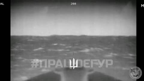 GUR published a video of the operation of a surface drone in the Black Sea