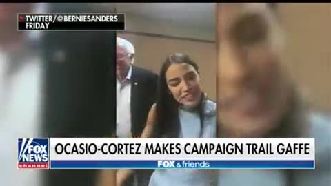 Aoc aka Sandy Cortes smollett is an true embarrassment to her party