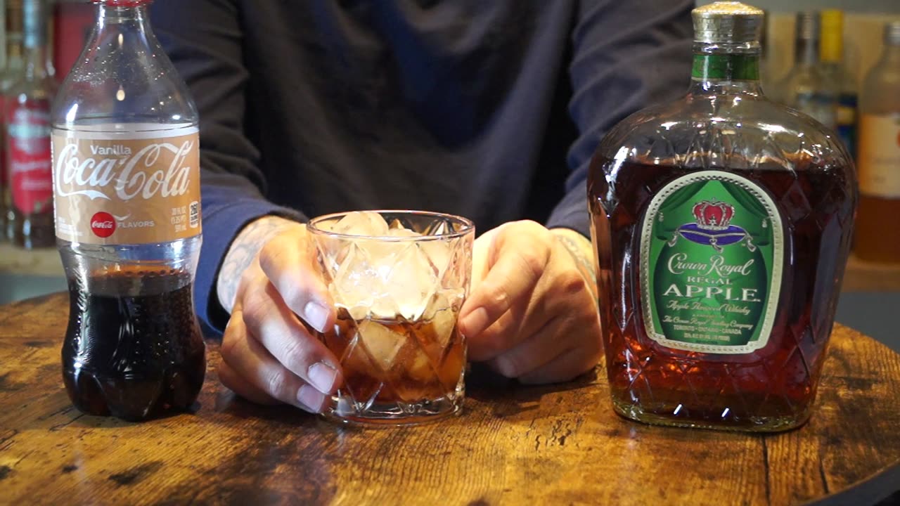 Apple Crown Royal & Coke Vanilla