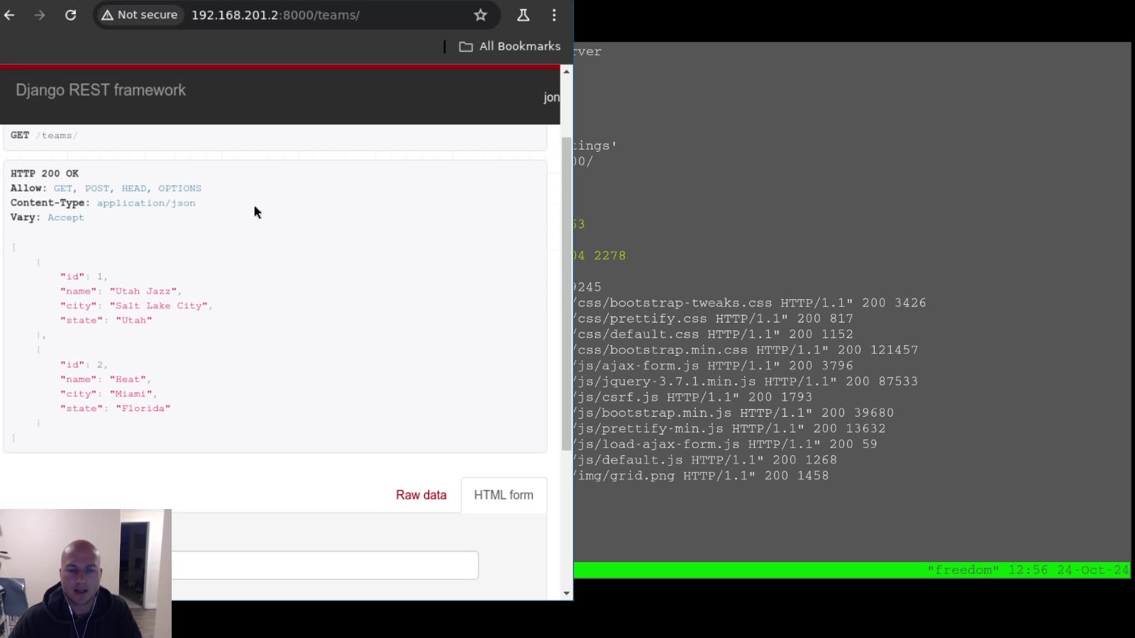 python 3.x - django rest framework + postman + json... An Introduction into the Django REST Framework