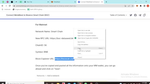 How to add Binance Smart Chain NETWORK in | METAMASK wallet | BSC | Crypto school | 27th March 2022