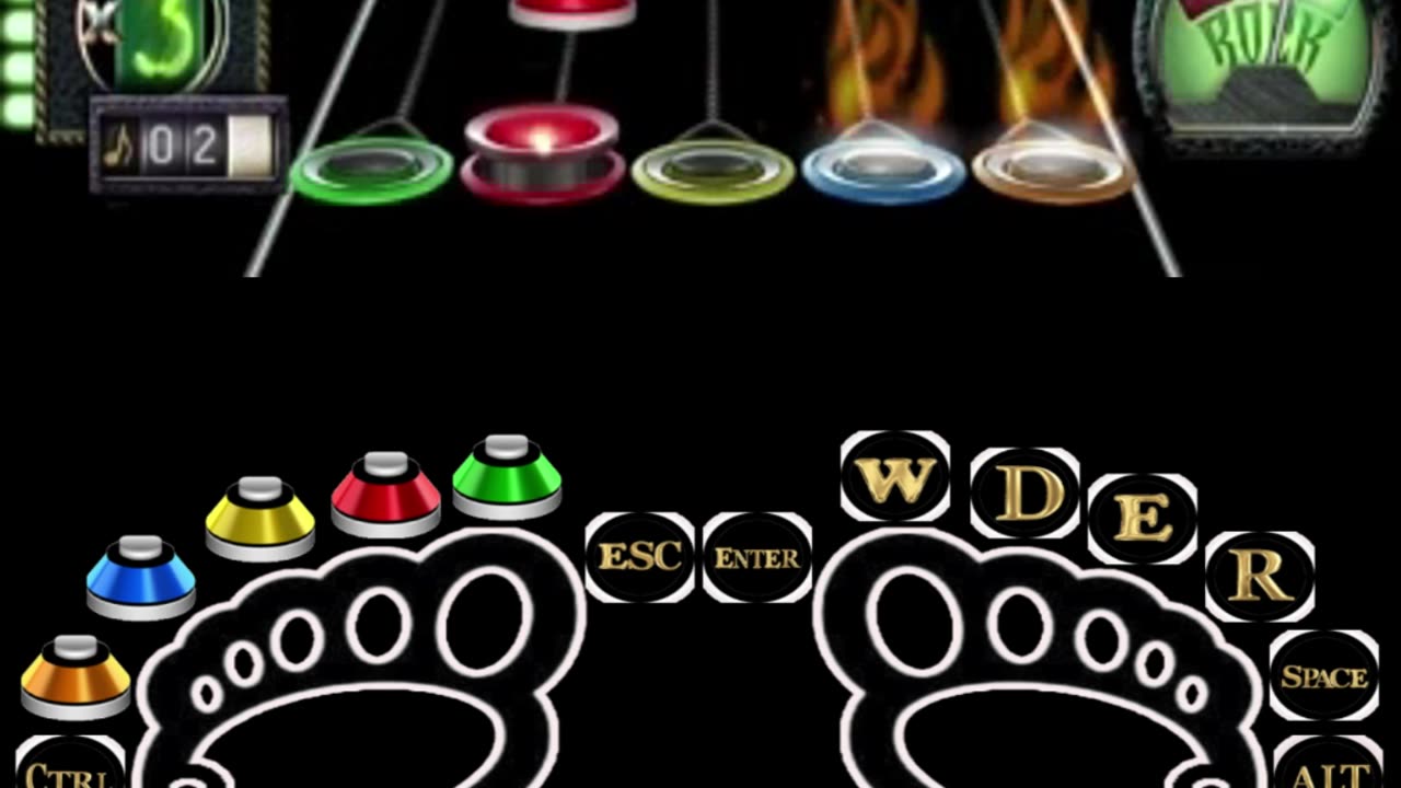 Guitar Hero II 👣 Clone Hero 👣Foot Exercise 👣 足部运动 👣 발 운동 👣 упражнение на ногу 👣 (13)