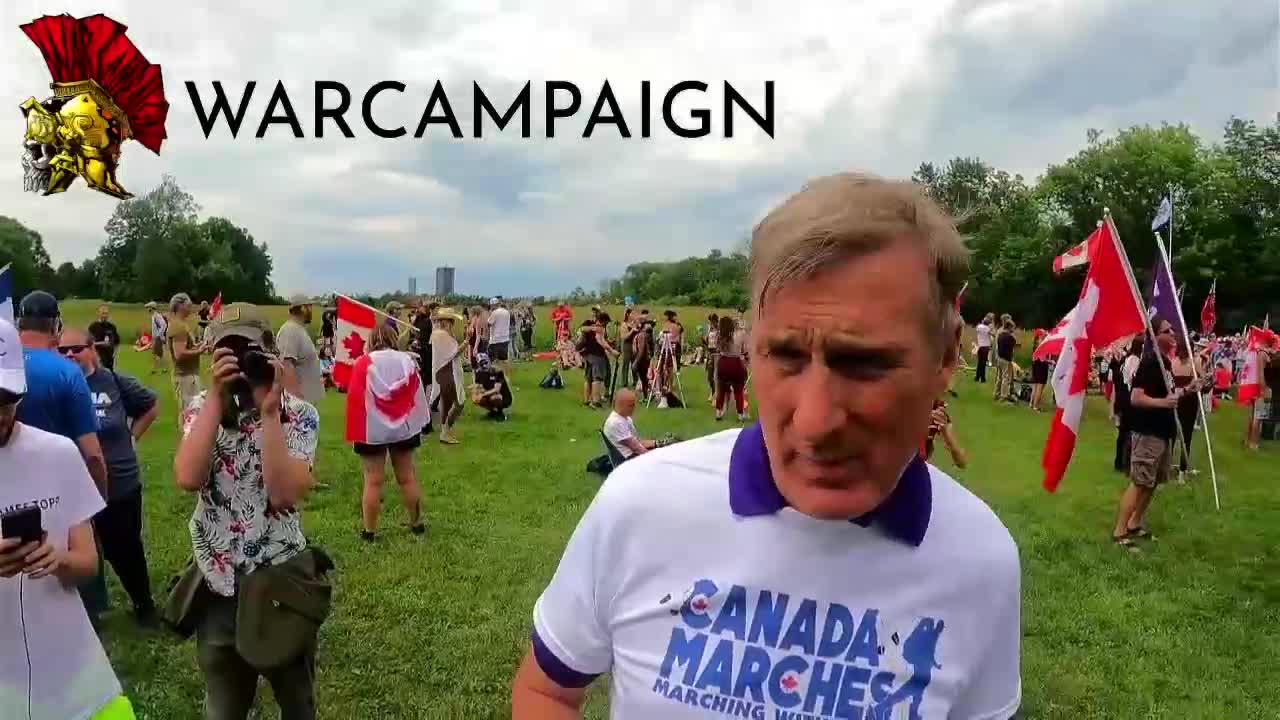 Asking Maxime Bernier if he is WEF